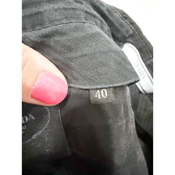 PRADA lined black trousers IT40/US 4 - Picture 5 of 6